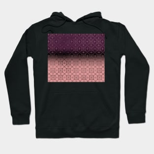Purple and pink  gradient w.metallic pattern Hoodie